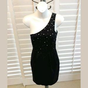Express SZ 0 Black Studded Dress